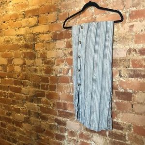 Black & White boho skirt